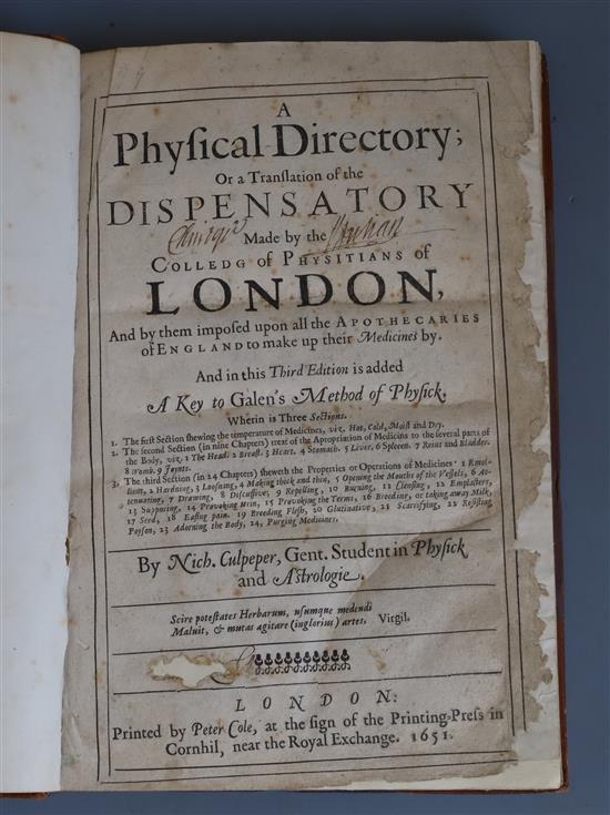 Culpeper, Nicolas - A Physical Directory, or a Translation of the Dispensatory,